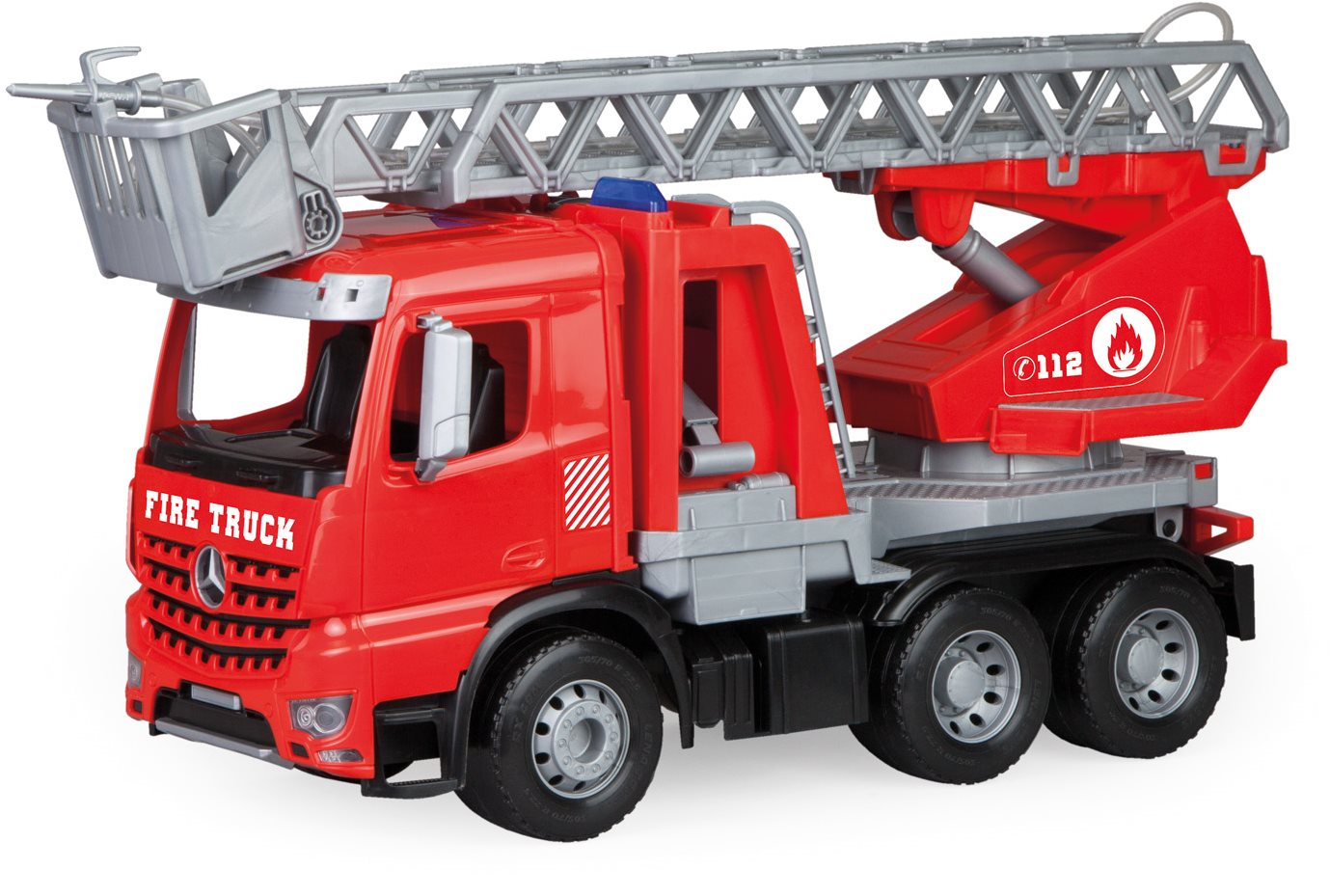 Mercedes Arocs hasič s rebríkom, okrasný kartón