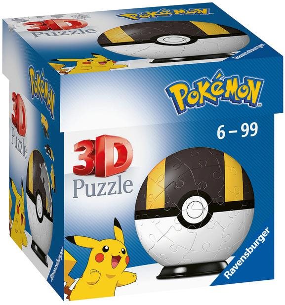 Ravensburger 3D puzzle 112661 puzzle-Ball Pokémon Motív 3 – položka 54 dielikov