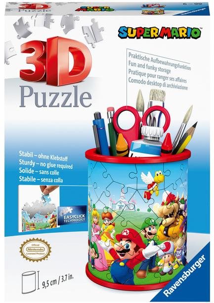Ravensburger 3D puzzle 112555 Stojan na ceruzky Super Mario 54 dielikov