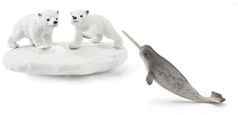 Schleich Ledné medvede a šmykľavka 42531