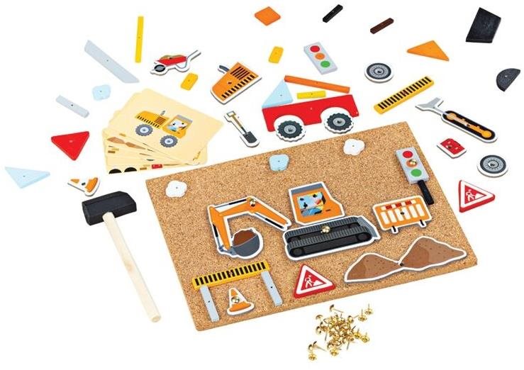 Bigjigs Toys Kreatívna zatĺkacia hra doprava