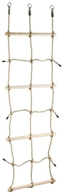 Dvěděti Sieť na lezenie s drevenými priečkami