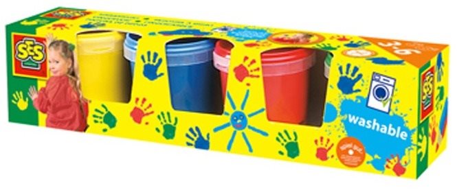SES Prstové farby 4× 150 ml