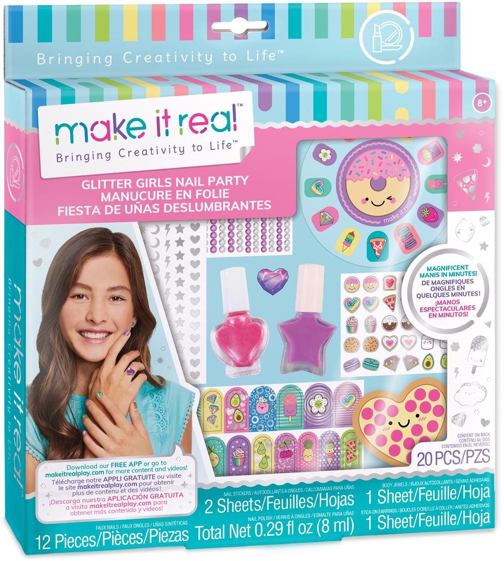 Make It Real Laky na nechty so zdobením