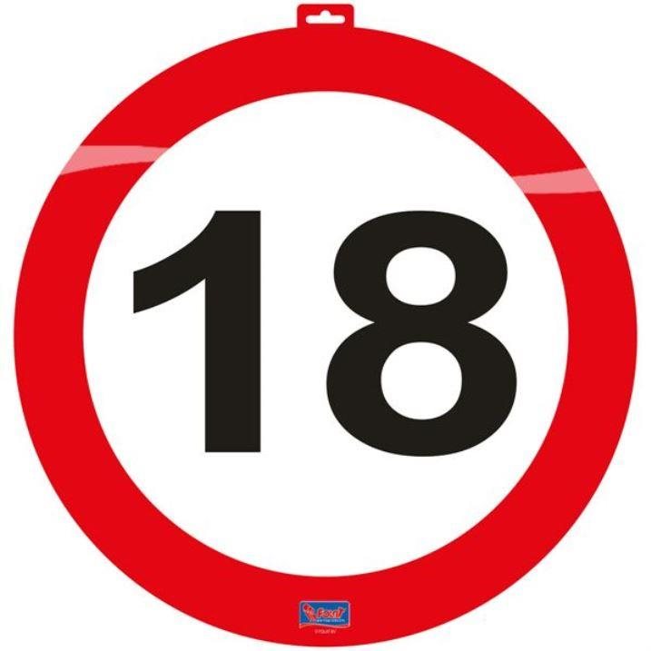 Dekorácia dopravná značka 18, 47 cm