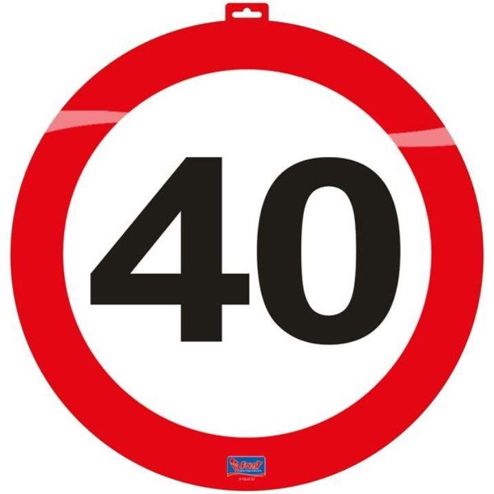 Dekorácia dopravná značka 40, 47 cm