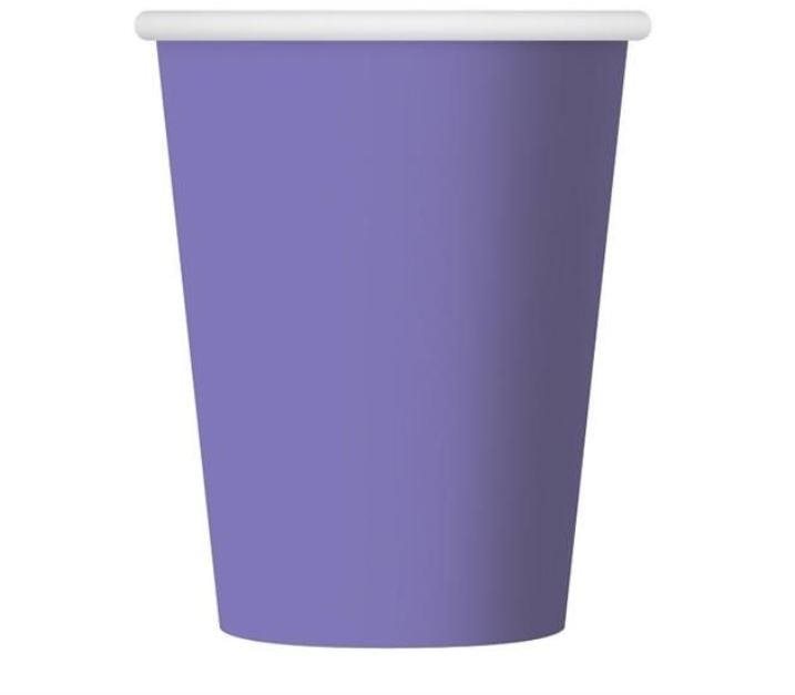 Tégliky fialové 250 ml – 6 ks