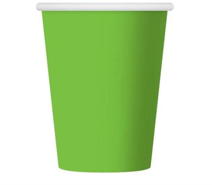 Tégliky svetlozelené 250 ml – 6 ks