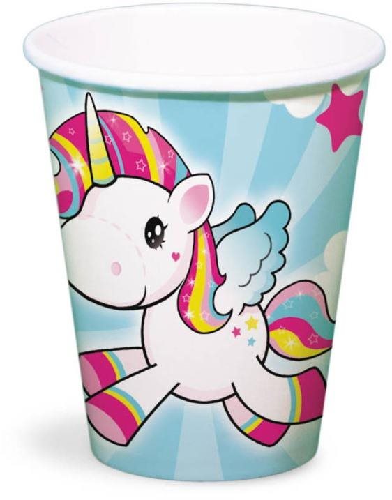 Poháriky jednorožec – little unicorn 250 ml/8 ks