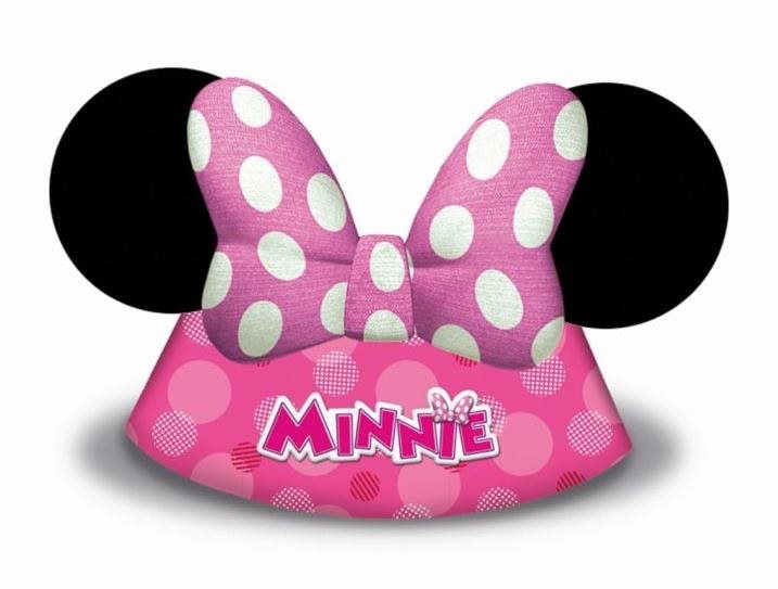 Papierové klobúčiky myška Minnie “Minnie Happy Helpers“ 6 ks
