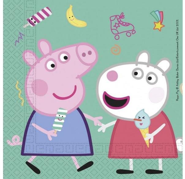 Papierové obrúsky prasiatko Peppa „Peppa pig