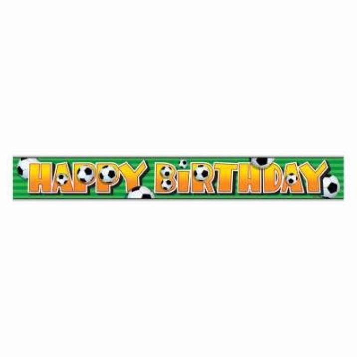 Banner – girlanda narodeniny – happy birthday – futbal – 365 cm