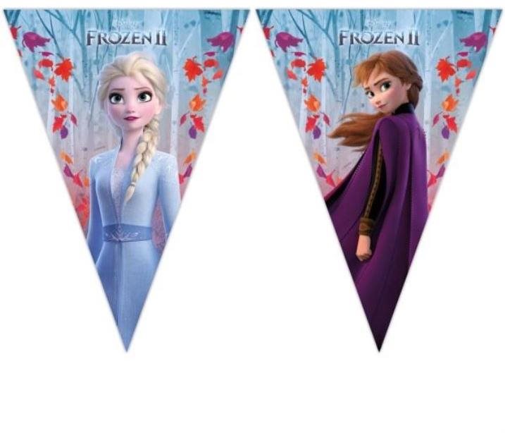 Girlanda vlajky ľadové kráľovstvo 2 – frozen 2 – 230 cm