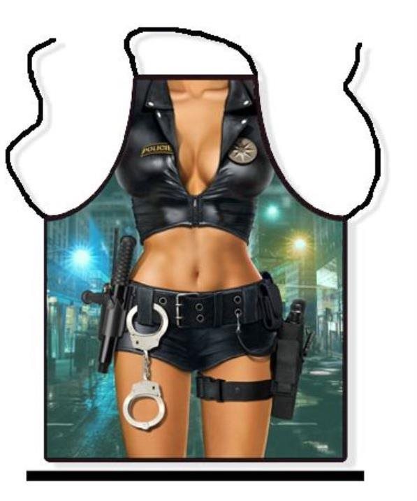 Zástera sexy policajtka