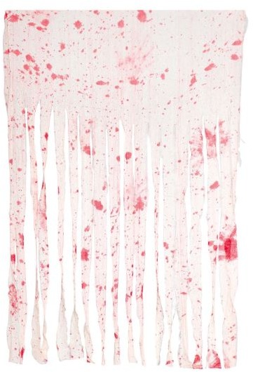 Krvavý záves na dvere – Halloween – 115 × 150 cm