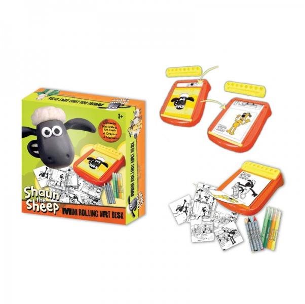 Shaun the Sheep – Rolovacie omaľovánky s pastelkami Ovečka Shaun