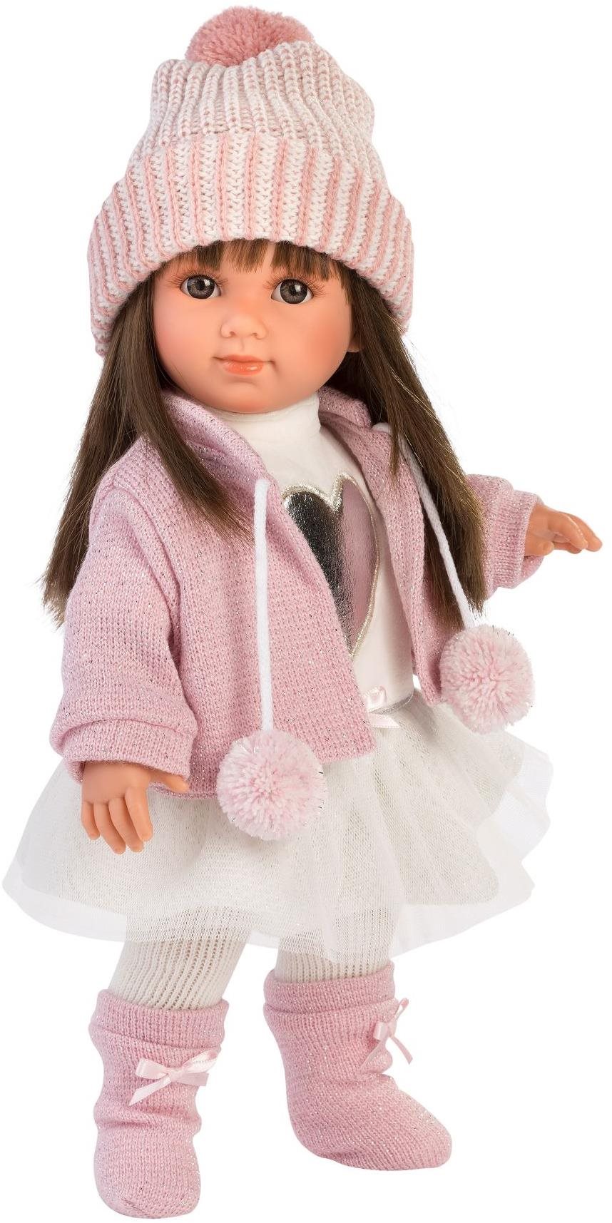 Llorens 53528 Sara – realistická s mäkkým látkovým telom – 35 cm