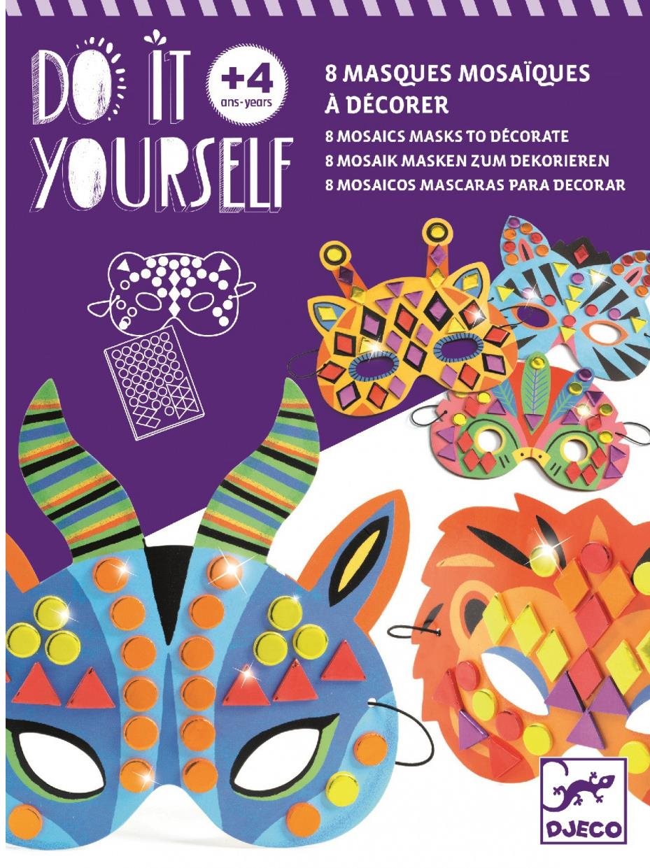 DIY Masky zvieratá jungle