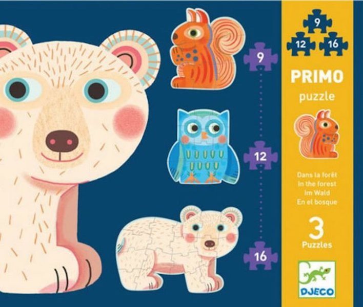 Puzzle pre najmenších – V lese