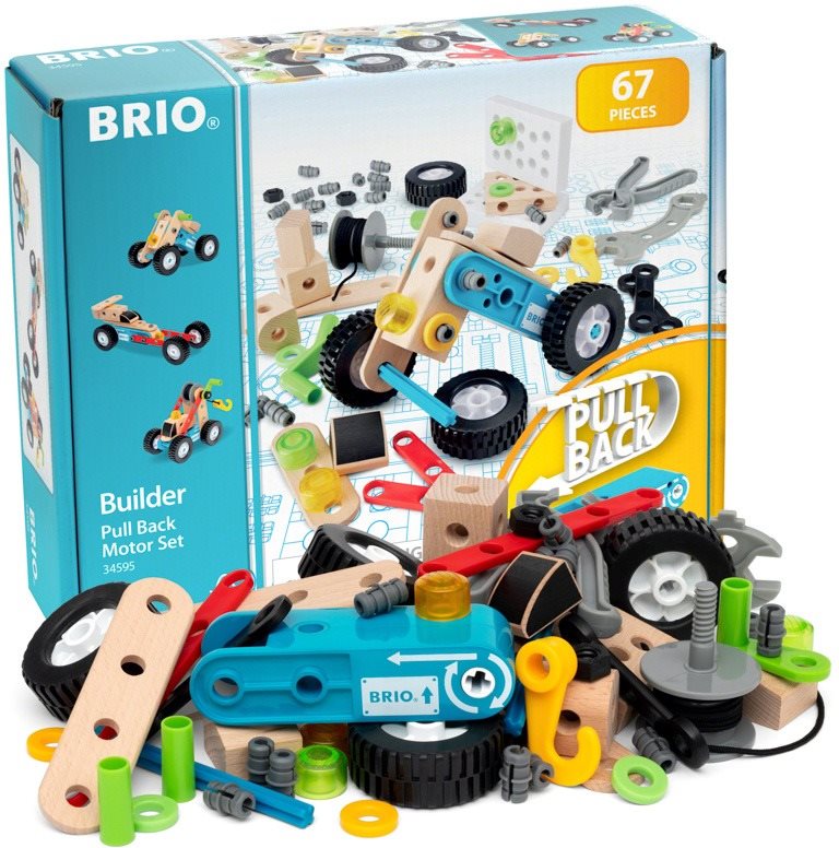 Brio 34595 Stavebnica Brio BUILDER pull-back systém
