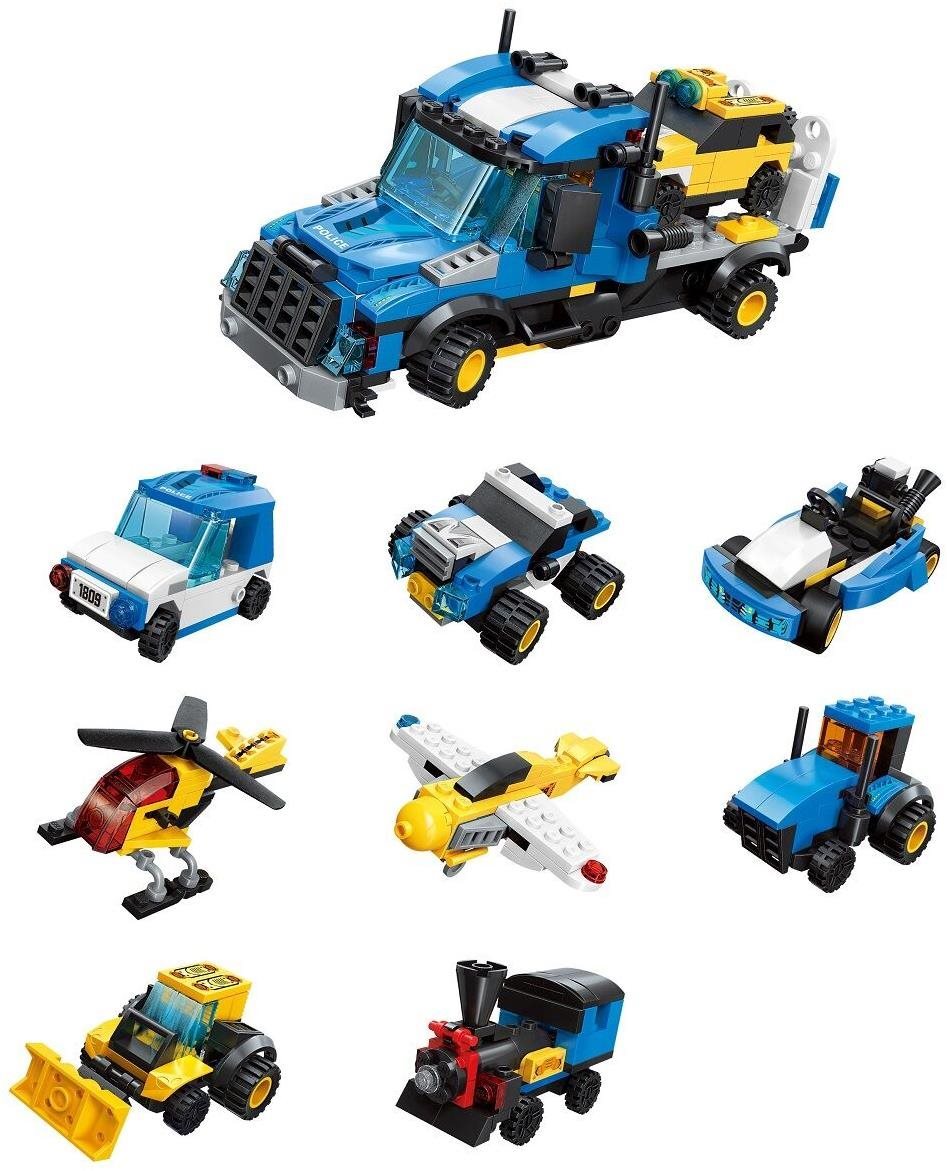 Qman City Tow truck 1809 komplet 8 v 1