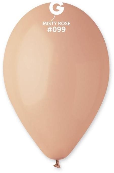 Balóniky 100 ks hmlisto ružová pastelová – 26 cm