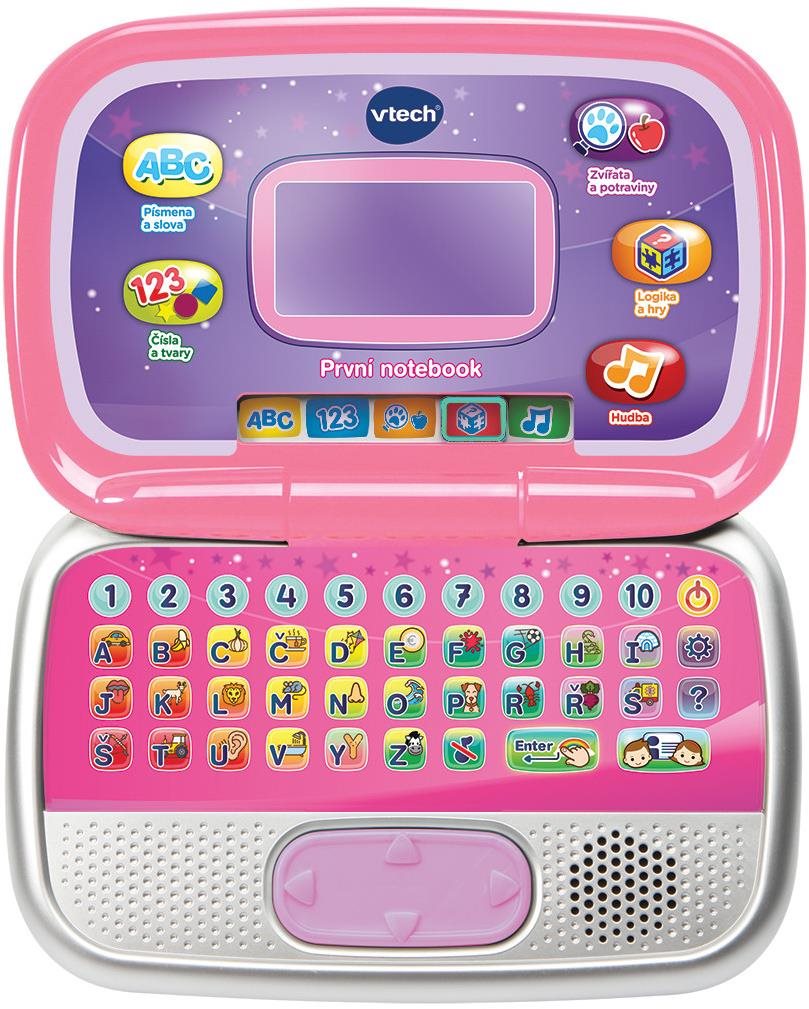 Vtech Prvý notebook – ružový CZ