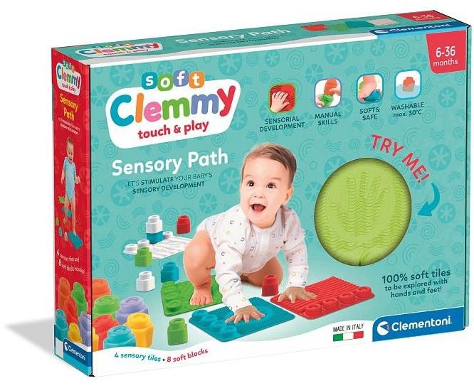 Clemmy baby senzorické podložky s kockami