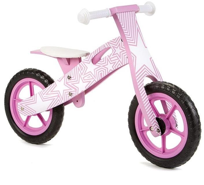 Drevené odrážadlo – ružové