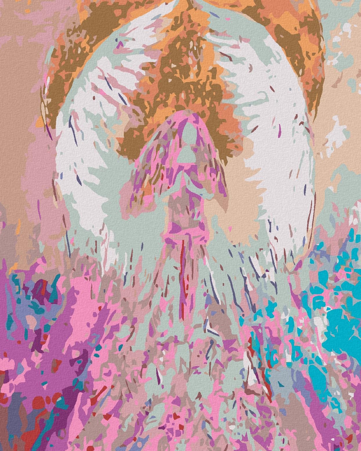 Maľovanie podľa čísel – Anjeli od Lenky – Confidence angel, 80 × 100 cm, plátno napnuté na rám