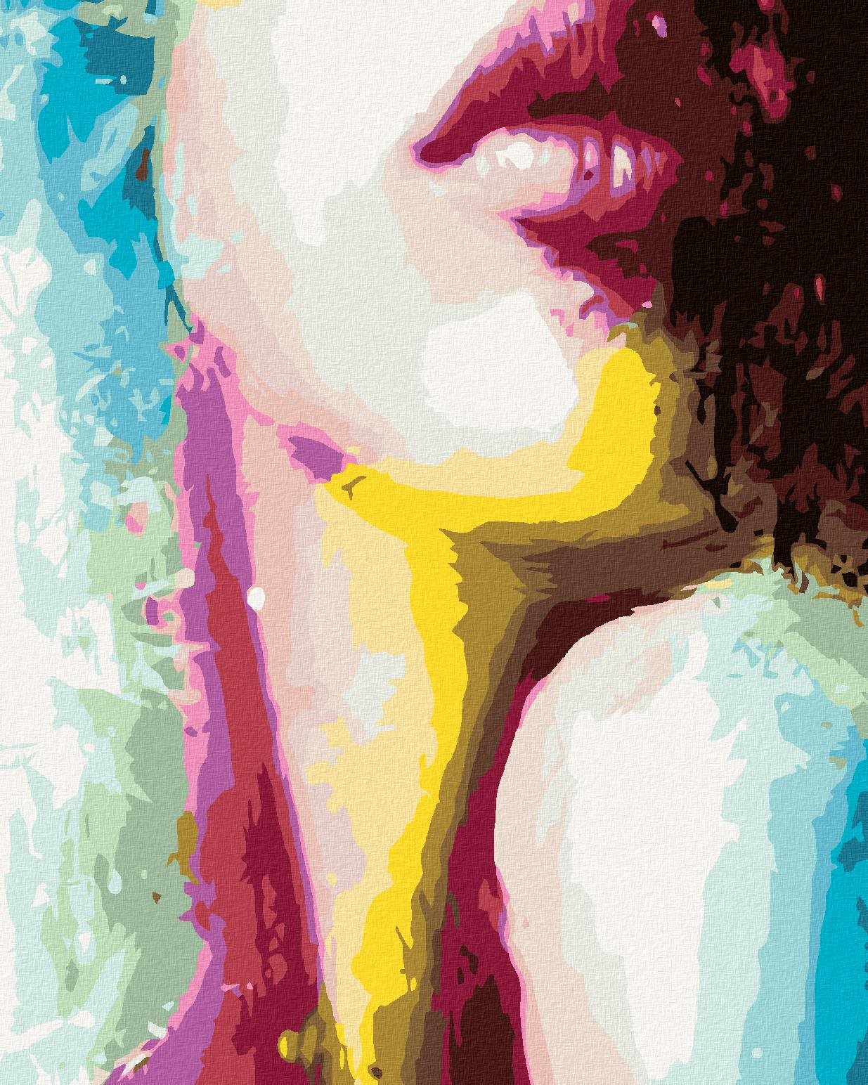 Maľovanie podľa čísel - Farebnosť, 80 x 100 cm, bez rámu a napnutého plátna