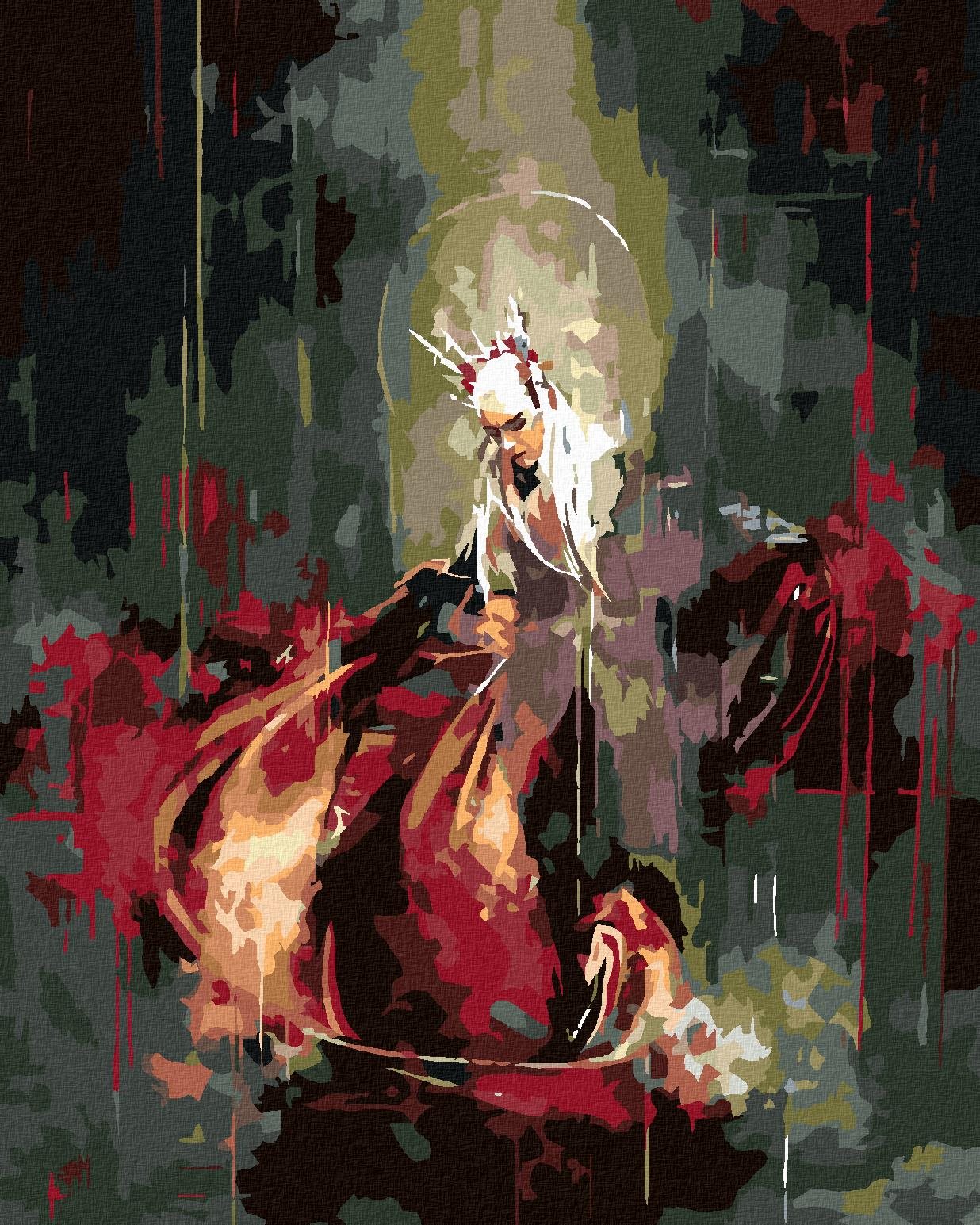 Maľovanie podľa čísel – Thranduil, 40 × 50 cm, napnuté plátno na rám
