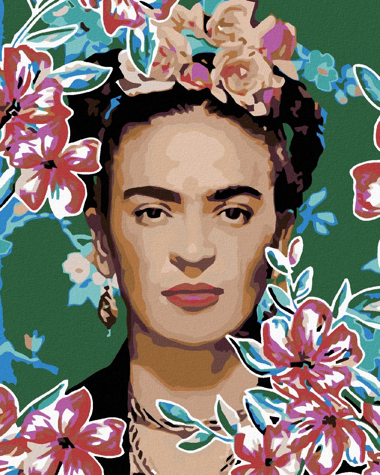 Maľovanie podľa čísel - Frida kahlo i., 80x100 cm, napnuté plátno na ráme