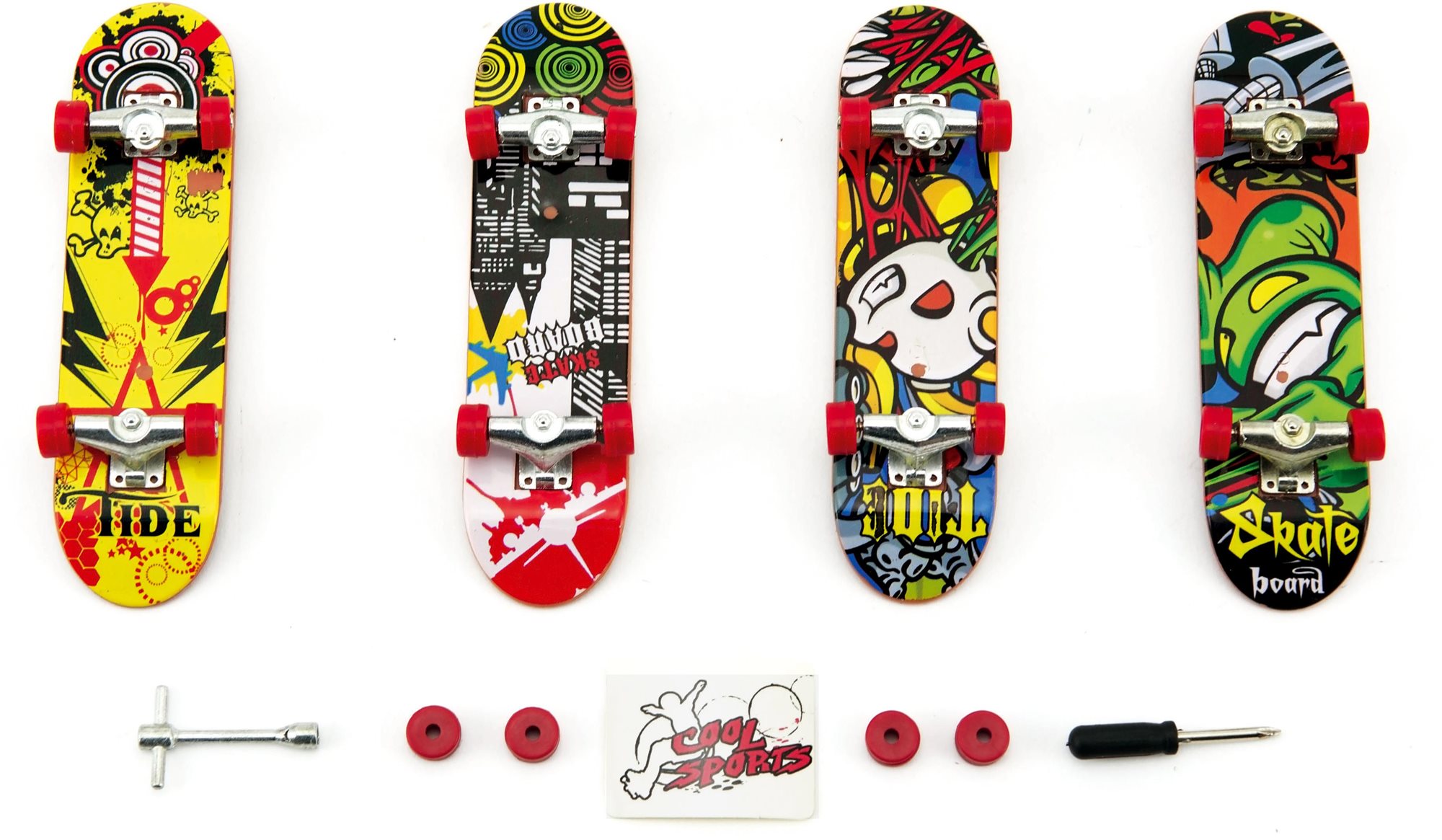 Teddies Skateboard prstový skrutkovací