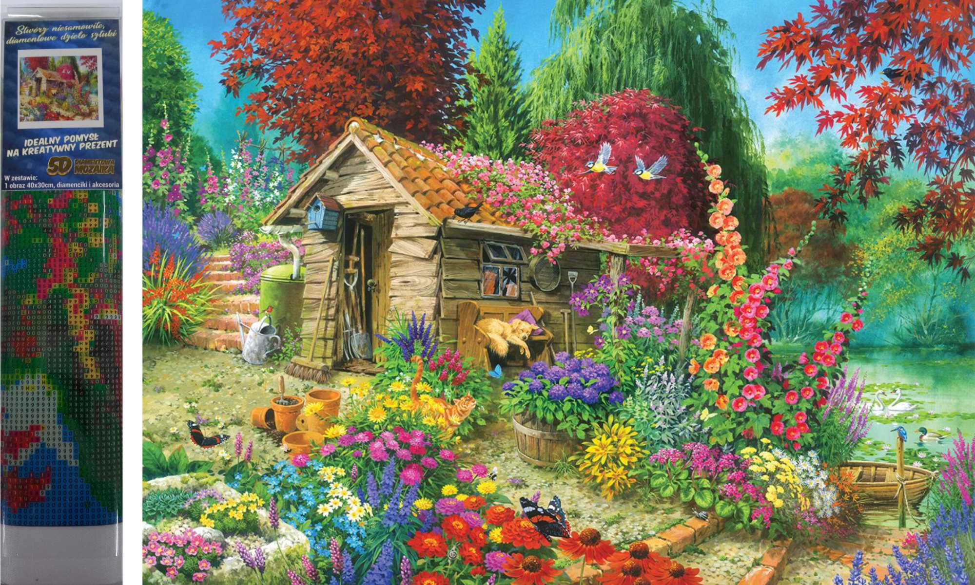 NORIMPEX Chatka v záhrade 30 × 40 cm