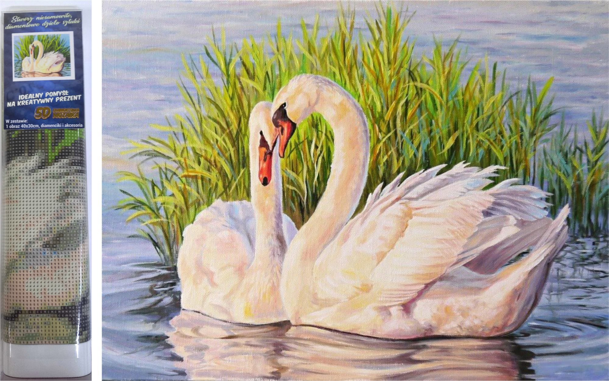 NORIMPEX Labute v rákosí 30 × 40 cm