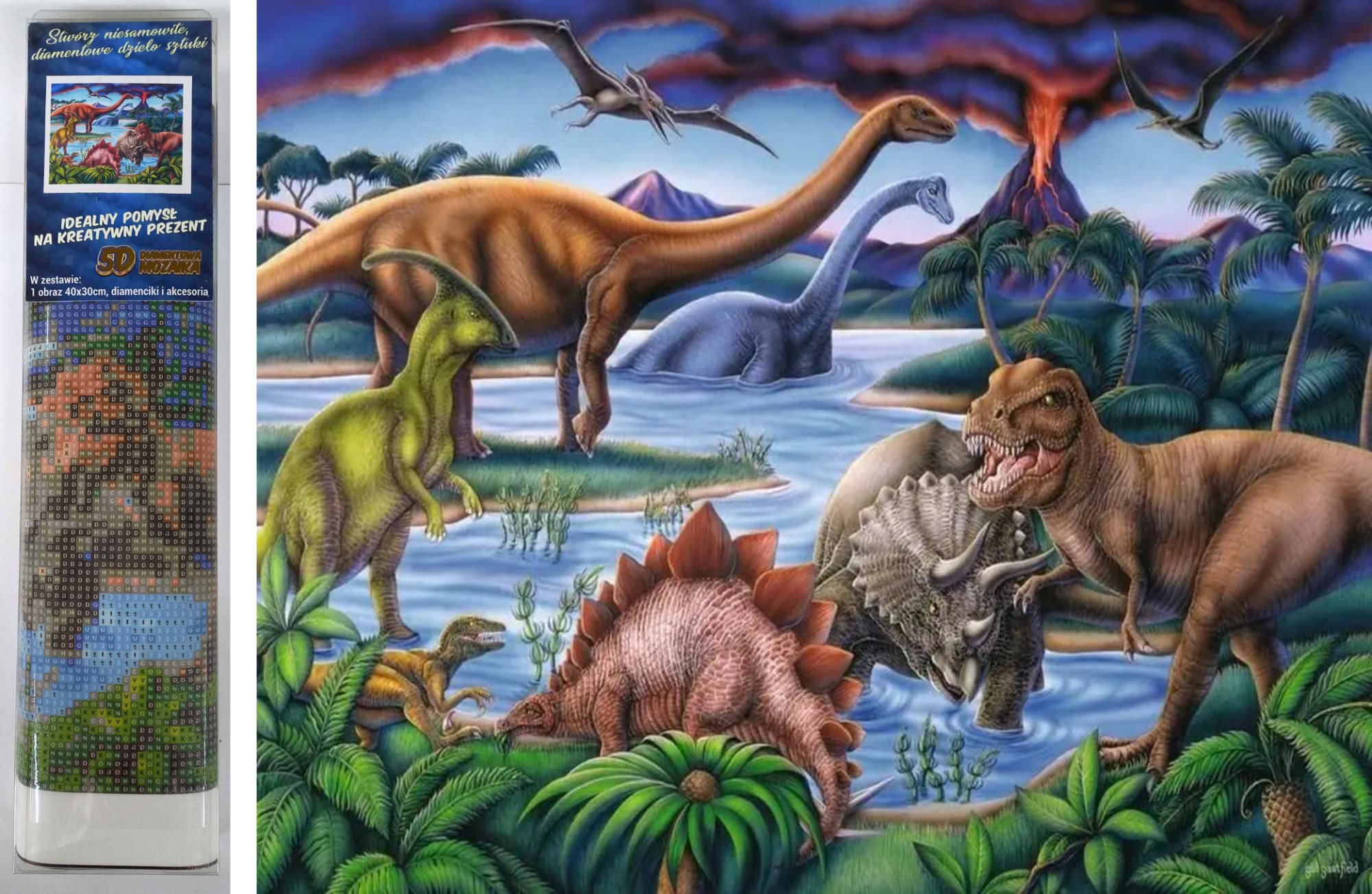 NORIMPEX Dinosaury 30 × 40 cm