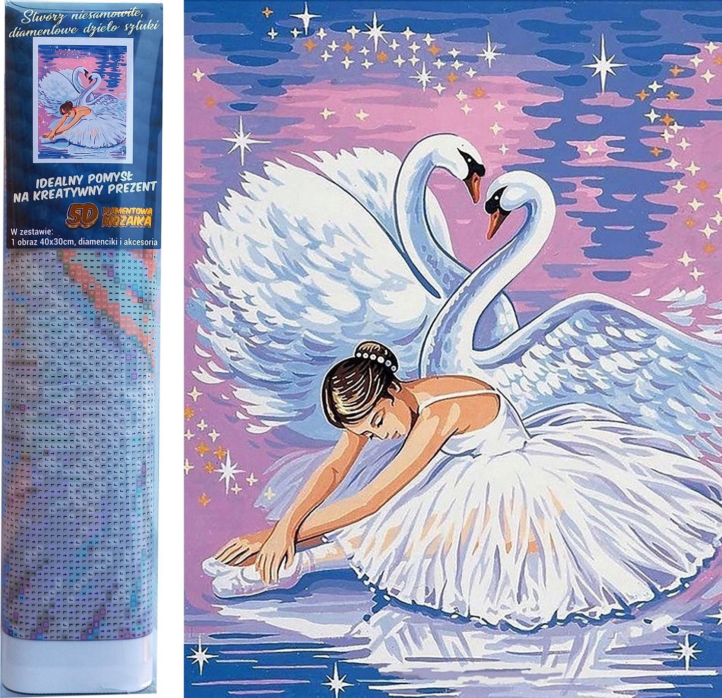 NORIMPEX Labutie jazero 30 × 40 cm
