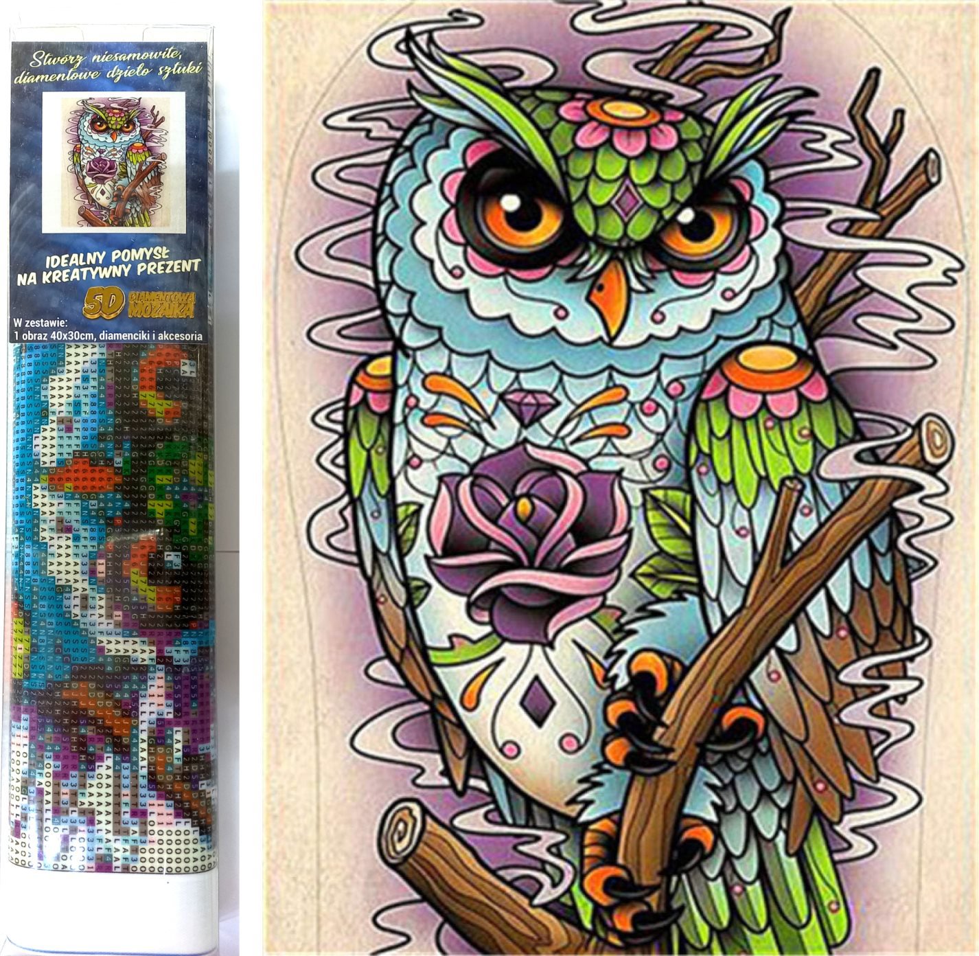 NORIMPEX Múdra sova 30 × 40 cm