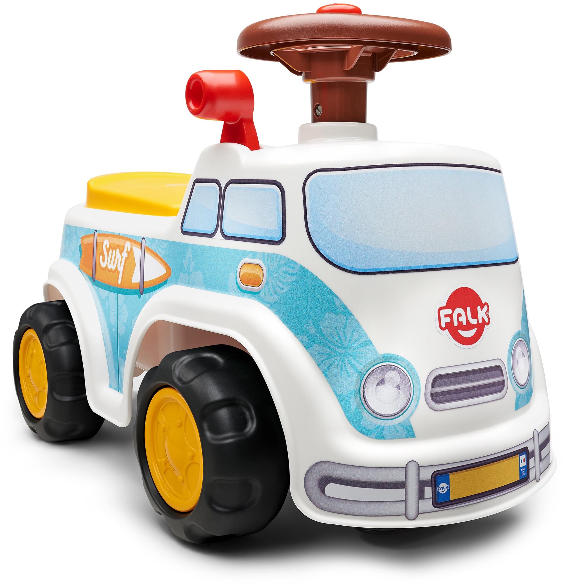 Falk 702 Surfer minivan s otváracím sedadlom a volantom s klaksónom