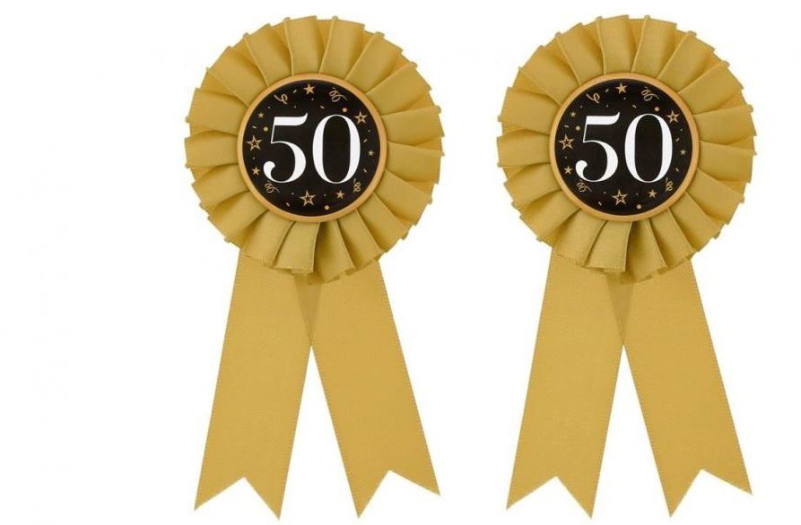 Godan Narodeninová brošňa odznak 50 rokov 2 ks