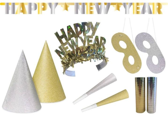 FOLAT Párty sada happy new year - silvestr - 27 ks