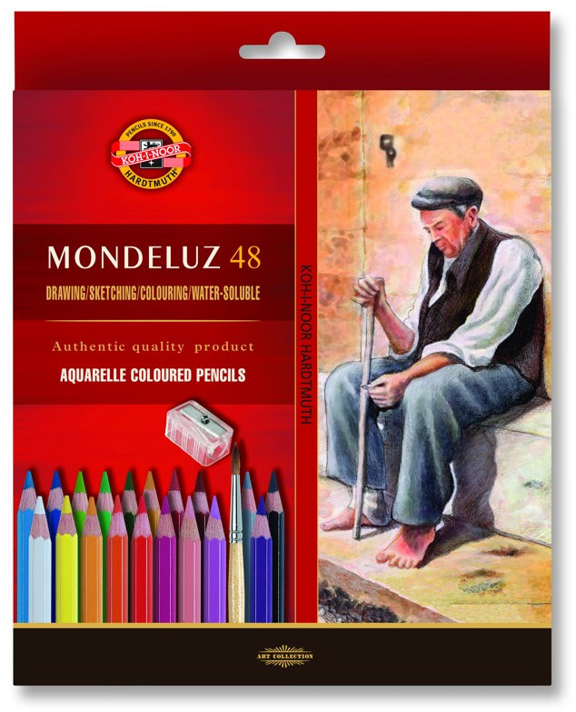 Koh-i-noor Súprava akvarelových pasteliek, 48 ks
