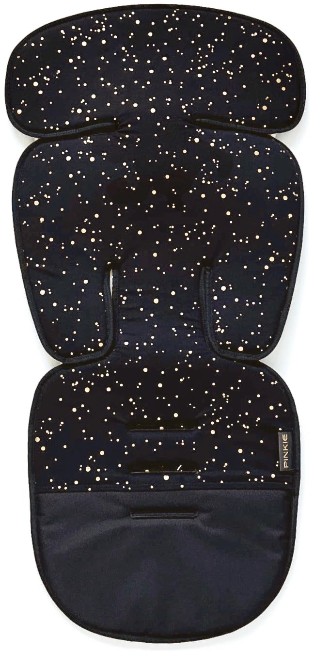 Pinkie predĺžená podložka Shine Gold Black