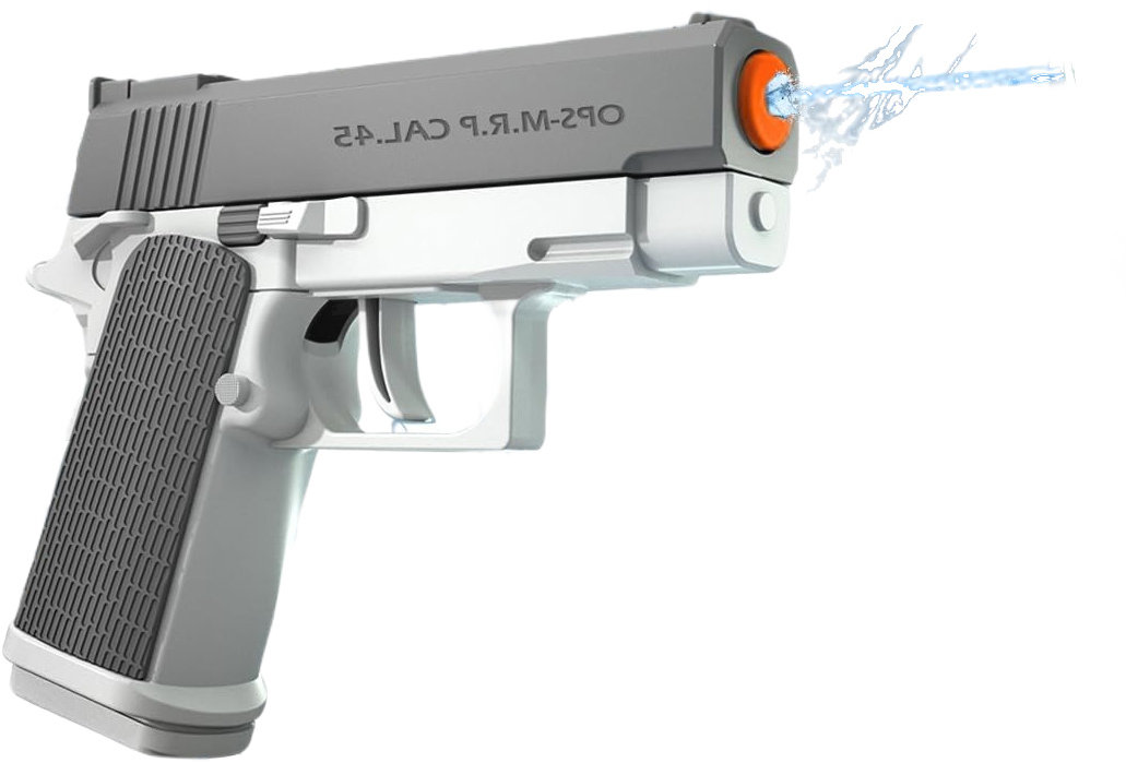 Toybit Mini Vodná pištoľka sivá 13 cm