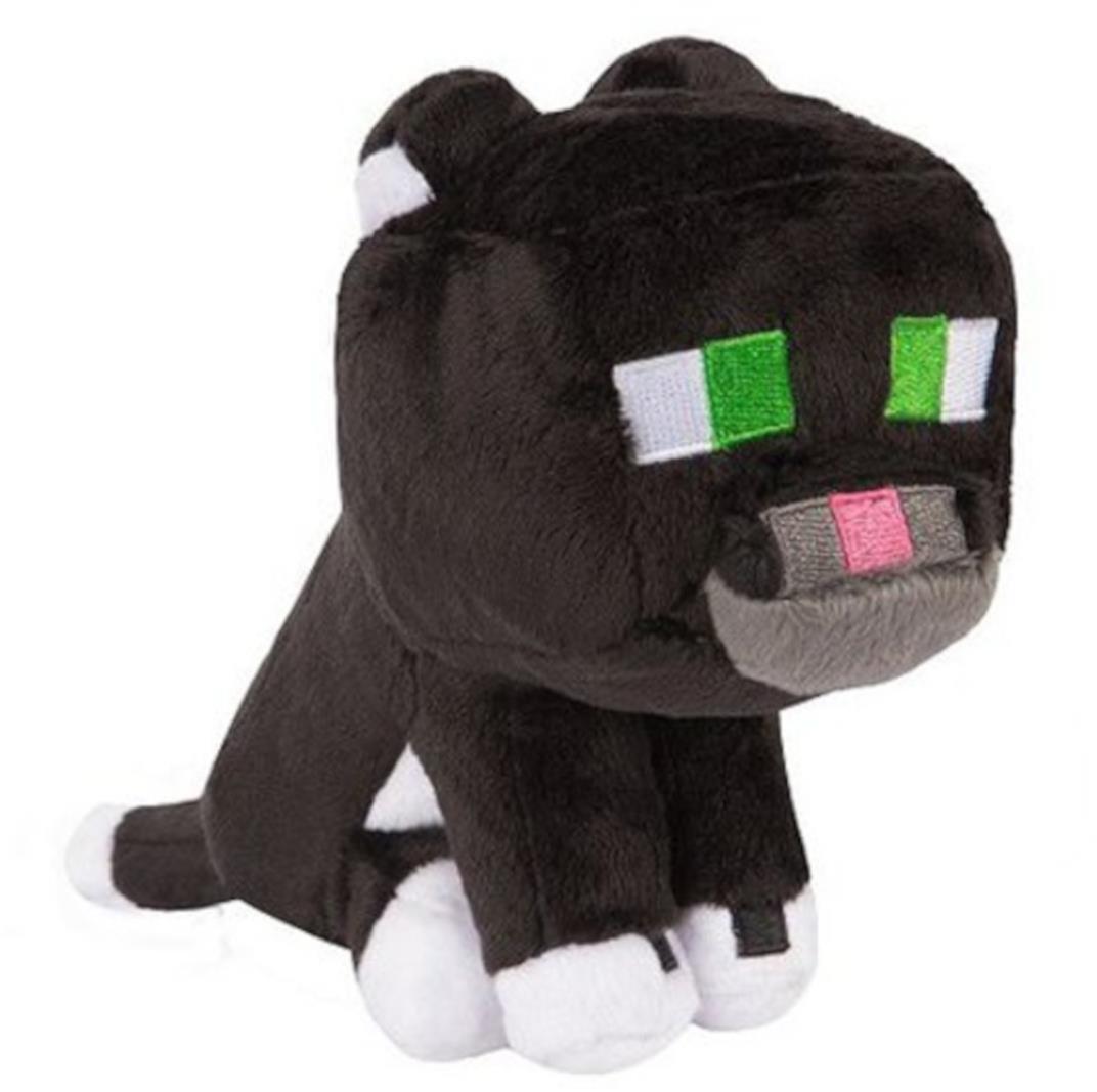 Plush Minecraft Mačka čierna 23 cm