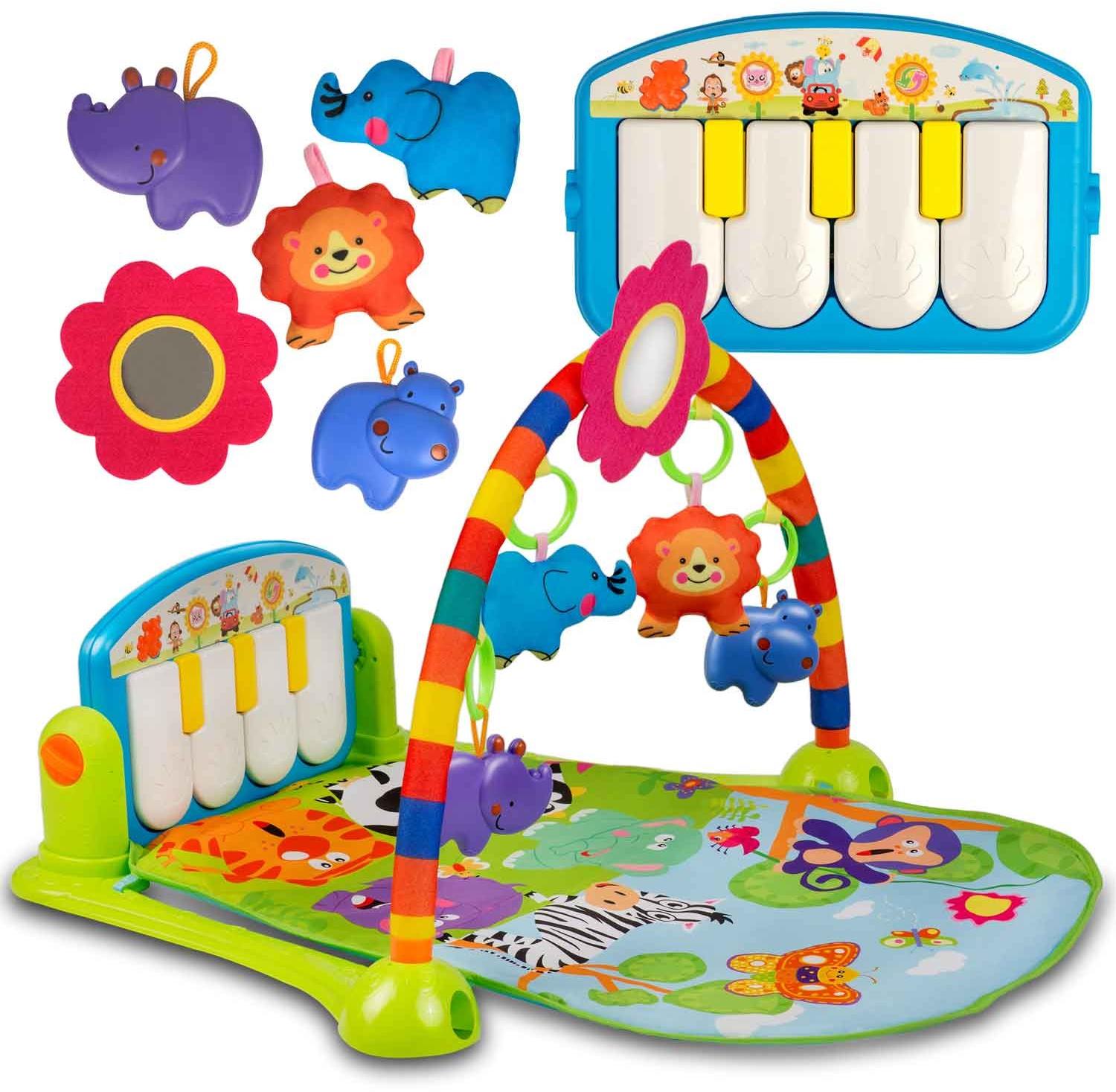 Ricokids Interaktívna vzdelávacia podložka s klavírom – 7316