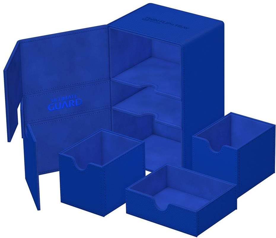 Ultimate Guard Twin Flip`n`Tray 160+ XenoSkin Monocolor Blue