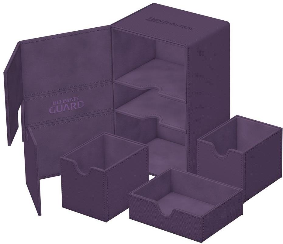 Ultimate Guard Twin Flip`n`Tray 160+ XenoSkin Monocolor Purple