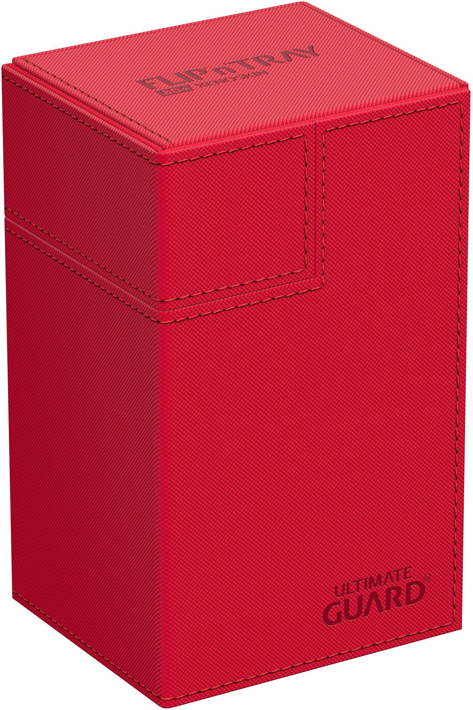 Ultimate Guard Flip`n`Tray 80+ XenoSkin Monocolor Red